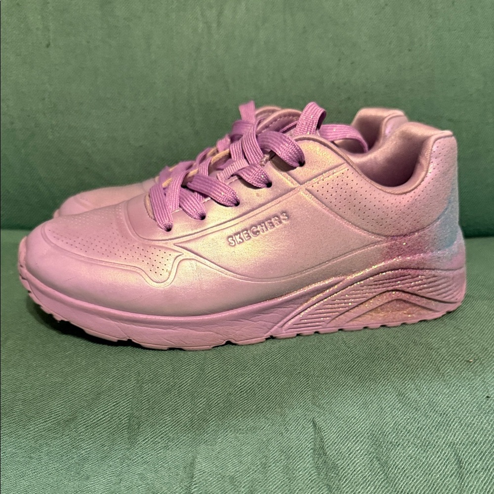 Skechers Kids' Shimmering Purple Sneakers